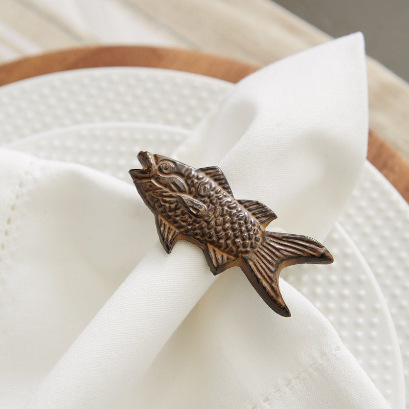 Rosecliff Heights Fish Napkin Ring Wayfair